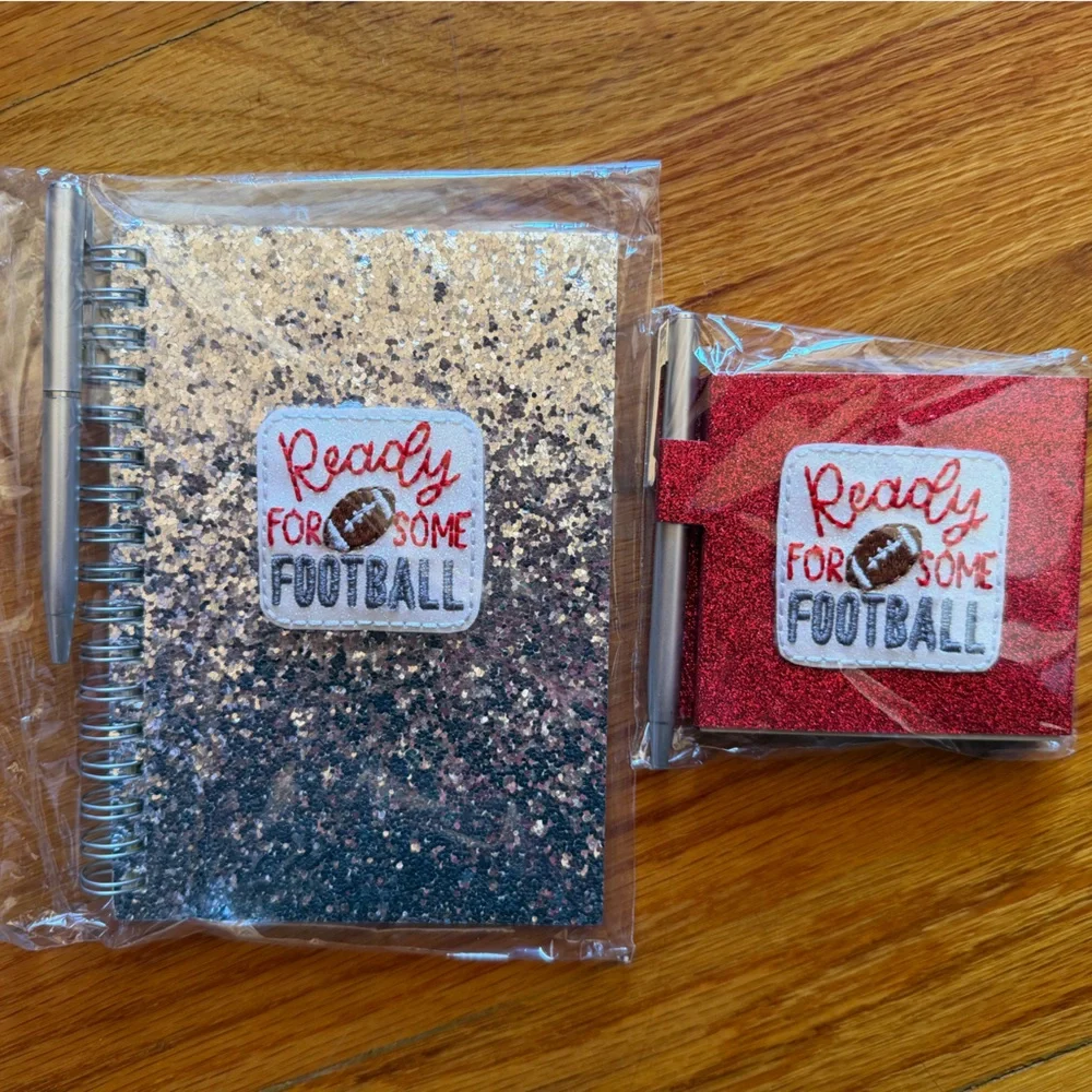 Handcrafted Notebooks Set Of 2 With Pen